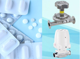 Aseptic process valve for pharmaceutical and food manufacturing