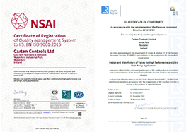 I.S.EN ISO9001 certification